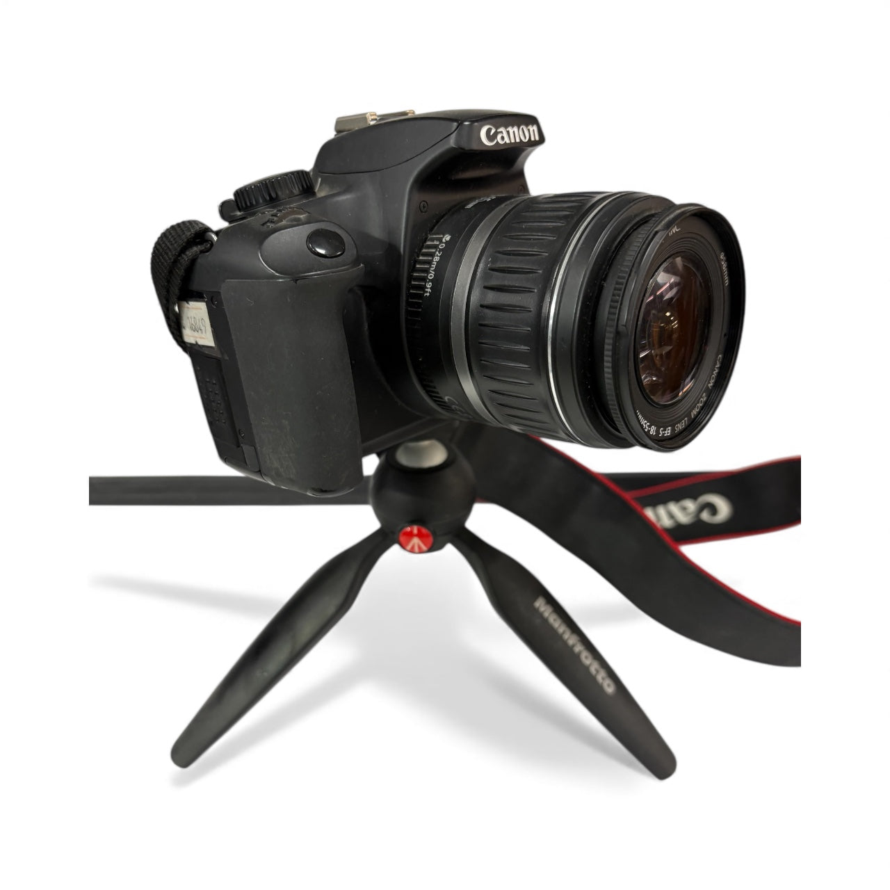 Canon EOS 1000D + Objetivo 18-55mm IS + Mini trípode Manfrotto