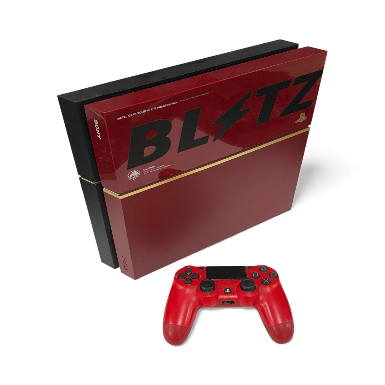 PS4 Edición Limitada Metal Gear Solid V – Roja – Completa y Funcional